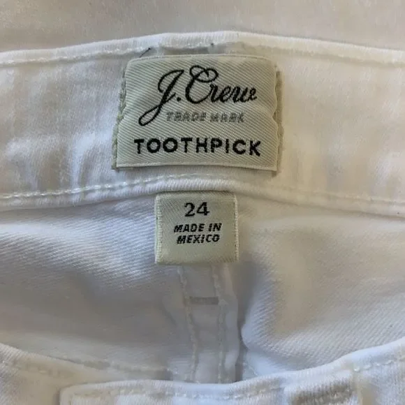 J.Crew White Skinny Jeans Skinny